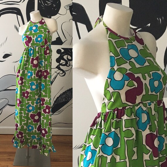 Liberty House Vintage Halter Dress