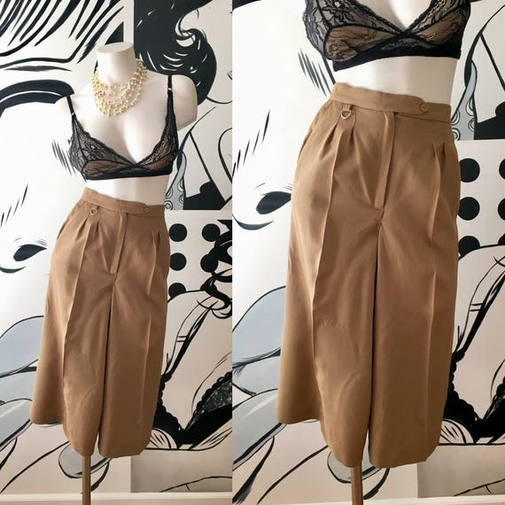 Daniel Hechter Khaki Vintage Gaucho Pants