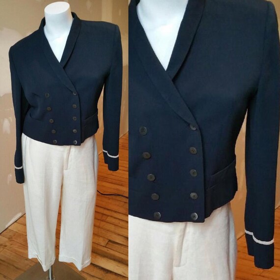 90s Giorgio Armani for Bergdorf Goodman Cropped Mi