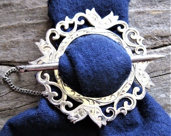 Gita Maria Artisan Glass Enamel On Silver Hair Pin Set Handmade Square Design Gita Maria Sterling Silver Glass Enamel Scarf Hair Pin Hj | eBay main image 3