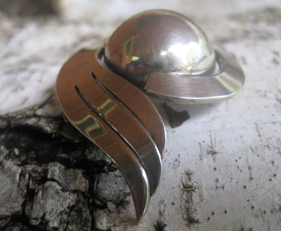 Stunning TAXCO STERLING BROOCH pin. Is it a cosmi… - image 3