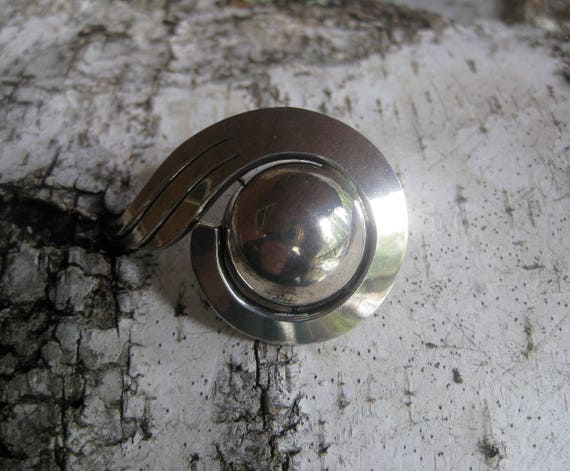 Stunning TAXCO STERLING BROOCH pin. Is it a cosmi… - image 10