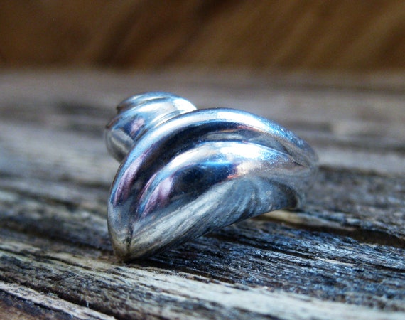 solid STERLING BAND RING, size 5. Signed, dimensi… - image 6