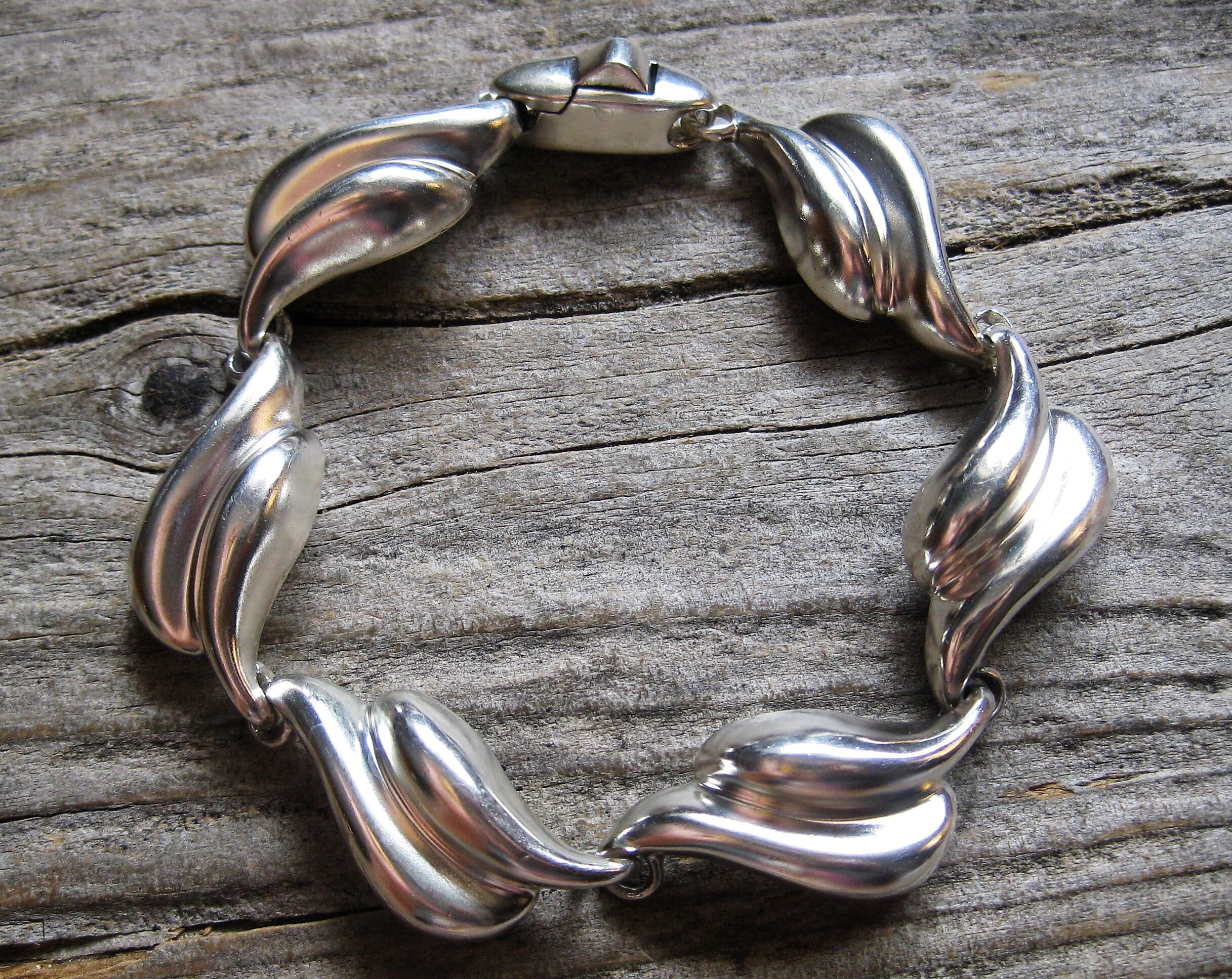 70-80’s BAYANIHAN SV925 LINK BRACELET Ca. 1970 8.5