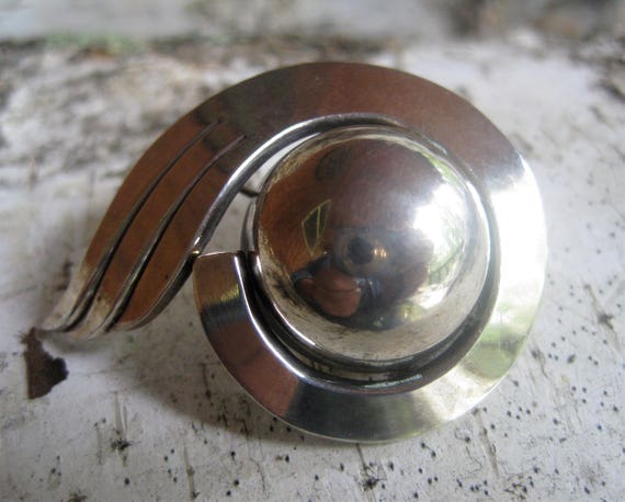 Stunning TAXCO STERLING BROOCH pin. Is it a cosmi… - image 2