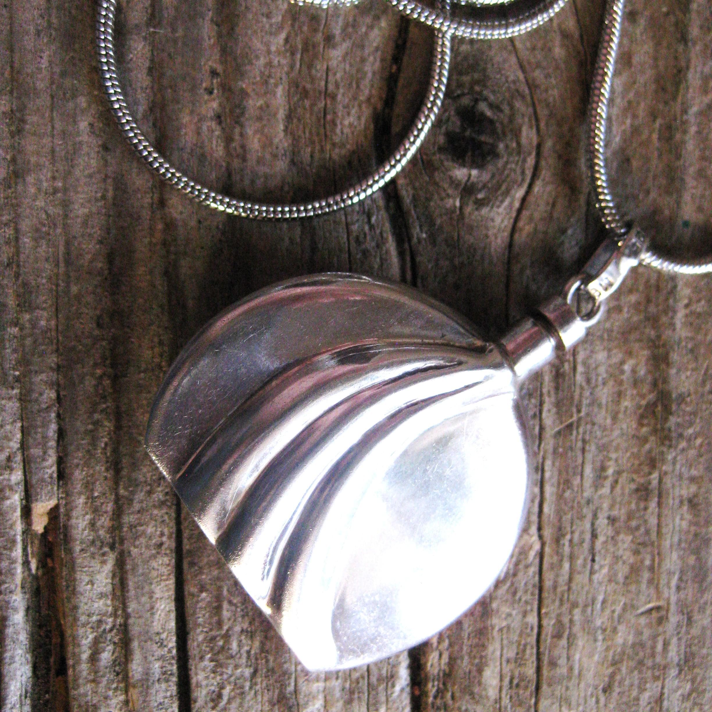Taxco Secret PERFUME Bottle PENDANT Necklace With Dauber, 2