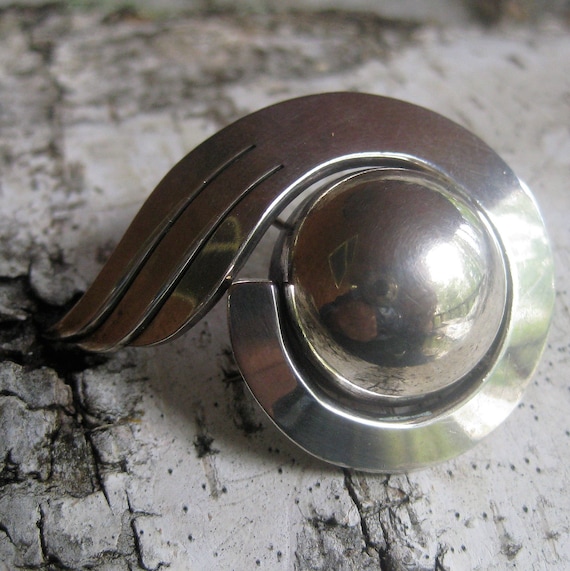 Stunning TAXCO STERLING BROOCH pin. Is it a cosmi… - image 1