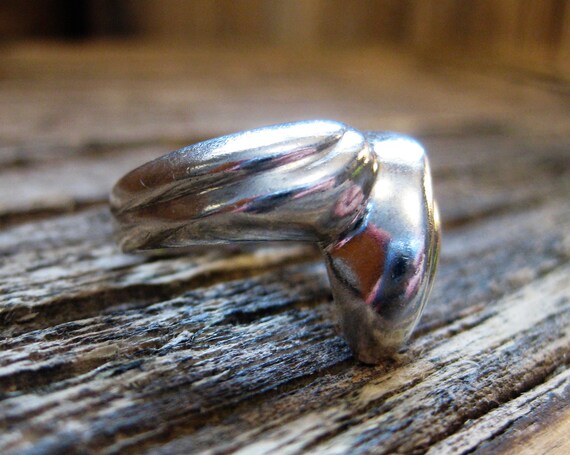 solid STERLING BAND RING, size 5. Signed, dimensi… - image 7