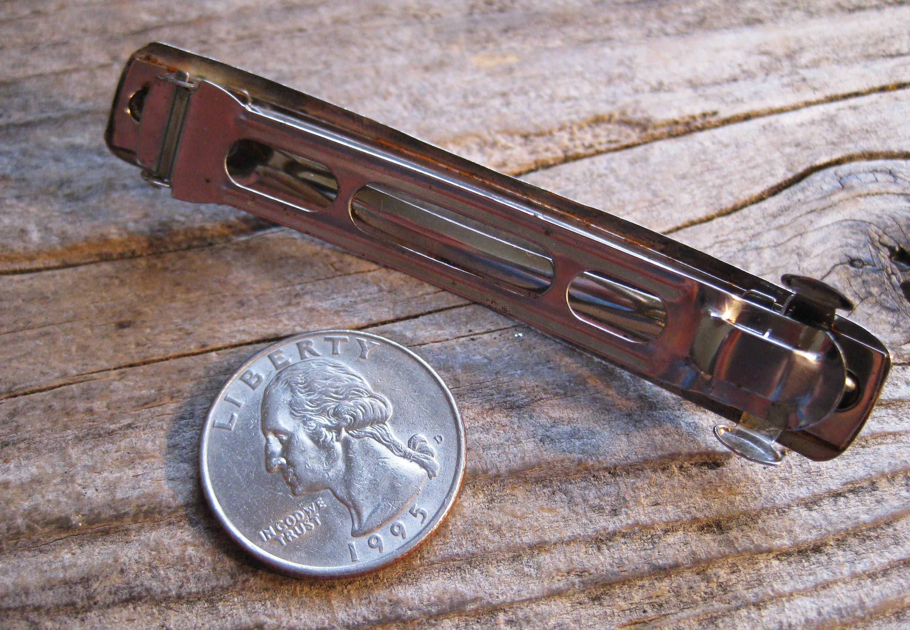 Navajo RED Branch CORAL Hair BARRETTE, 3