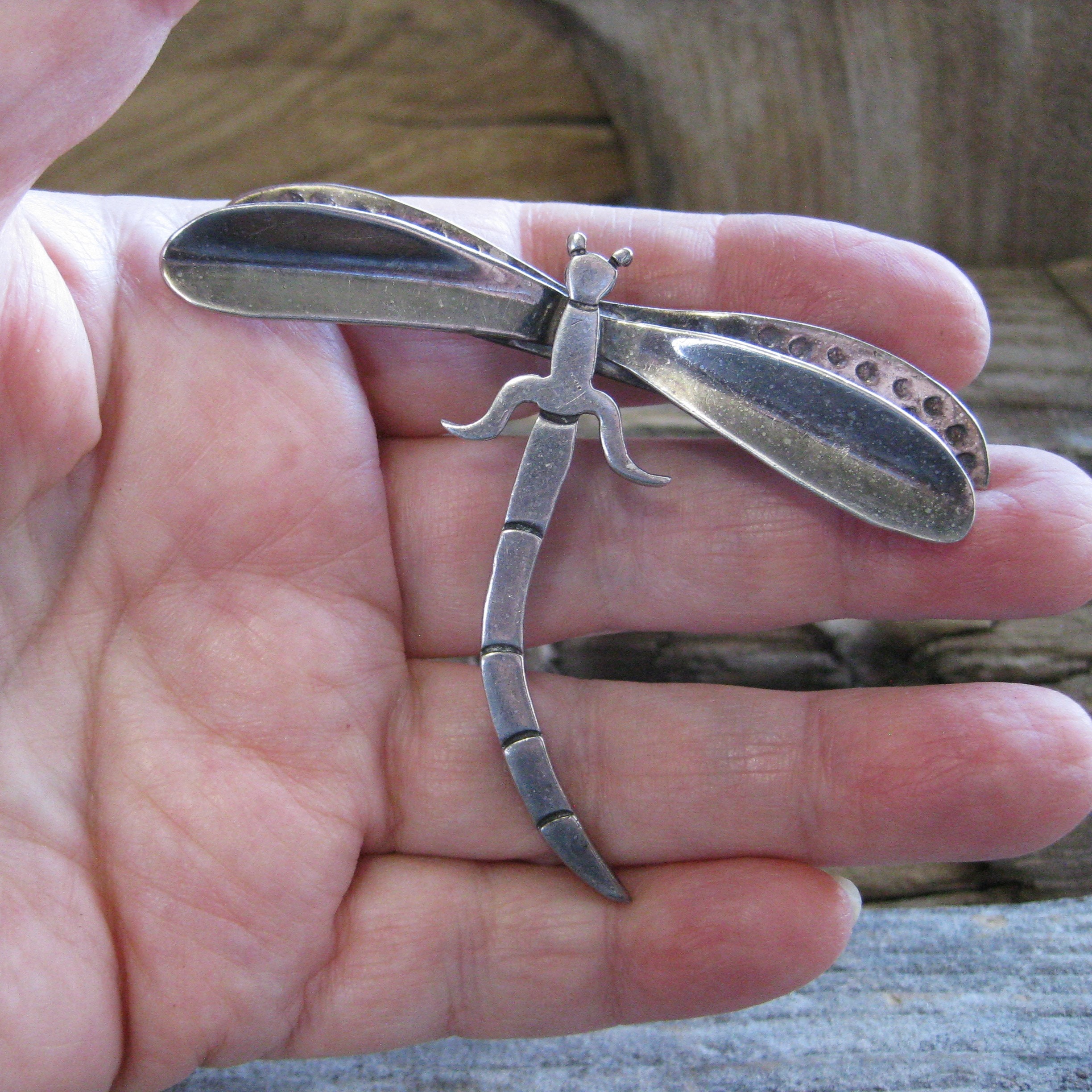 Spilla Crystal Vintage Dragonfly Brooches for Le Donne