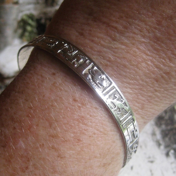 Ca 1960 TAXCO Sterling BANGLE 3/8