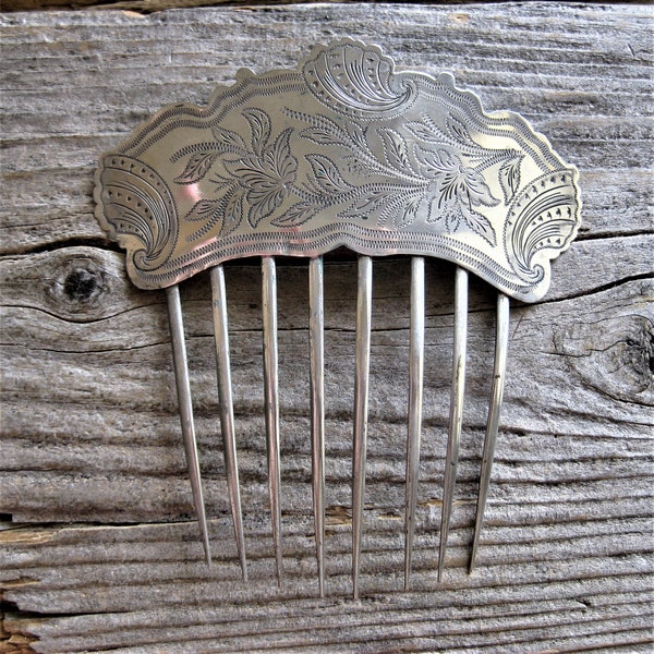 Antique Hair Comb Etsy