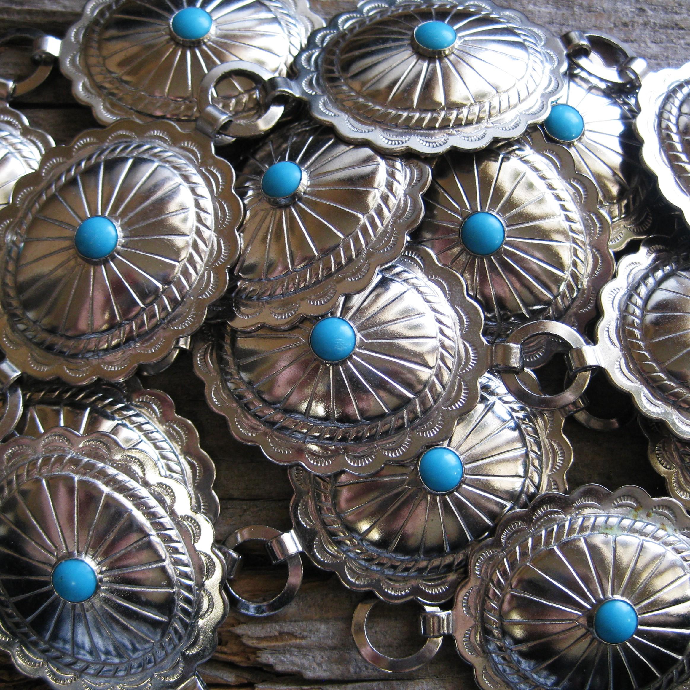 Concho Chain Belt Silver - Etsy display picture 2