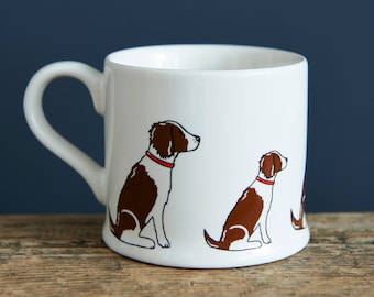 Springer Spaniel (Liver & White) mug