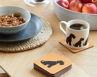 Black Schnauzer Coaster