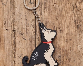 Yorkshire Terrier Keyring - Personalisation Available