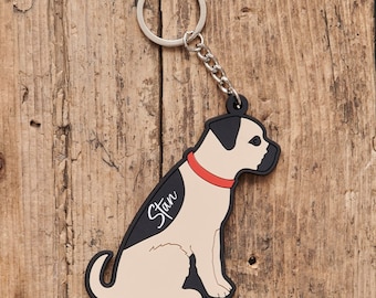 Border Terrier Keyring - Personalisation Available