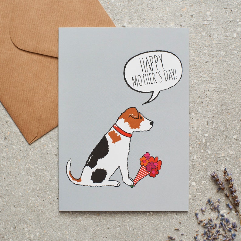 Jack Russell Mother's Day card image 1