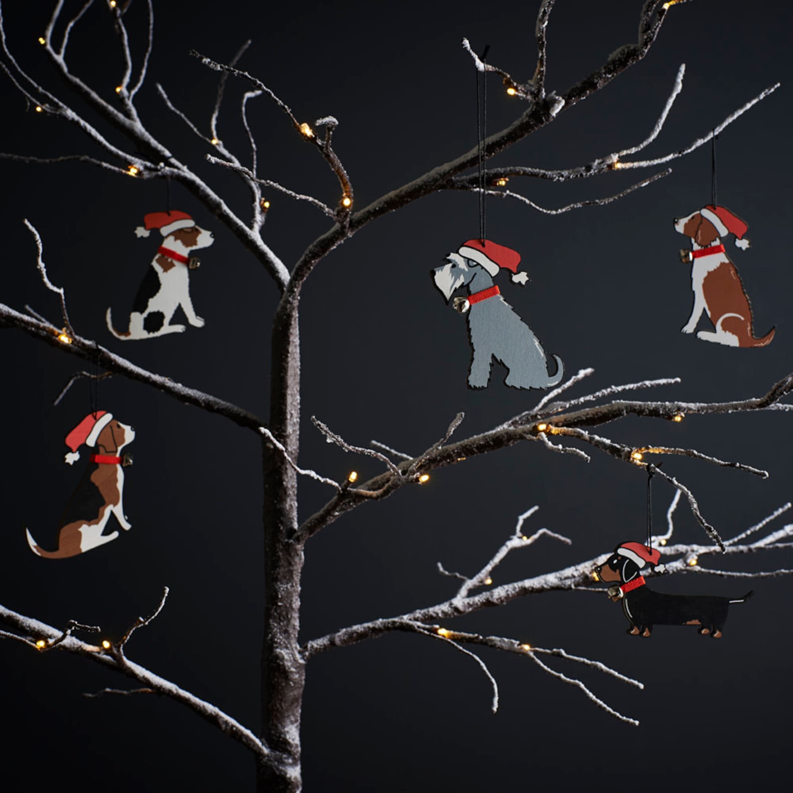 Chocolate Labrador Christmas Tree Decoration - Personalisation