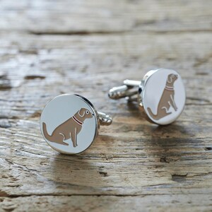 Golden Retriever cufflinks