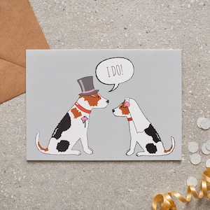 Jack Russell trouwkaart