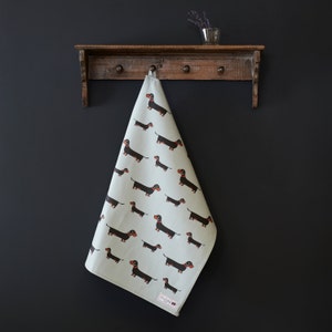 Dachshund / Sausage Dog tea towel