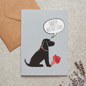 Tarjeta del Día de la Madre para un Cocker Spaniel