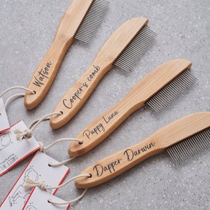 Personalised Bamboo / Metal comb
