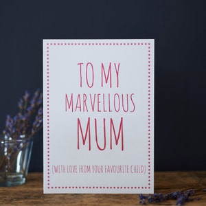 Het prachtige Mamma houdt van uw favoriete kindkaart