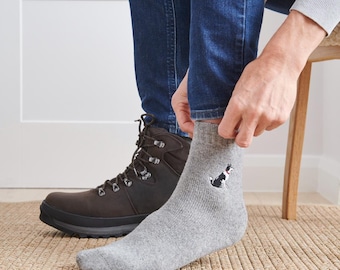 Border Collie Wool Socks - Gift for Dog Walkers & Collie Lovers