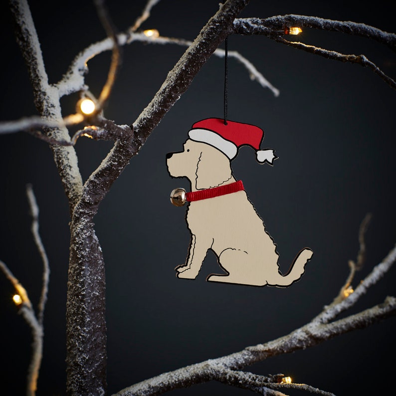 Cockapoo / Labradoodle Apricot Christmas decoration image 1