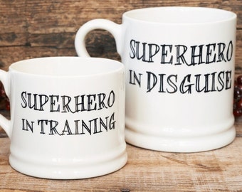 Superhero mug (choice of design)