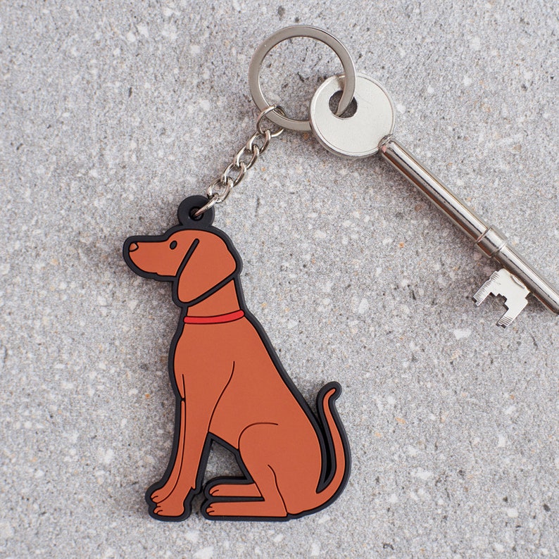 Vizsla Keyring