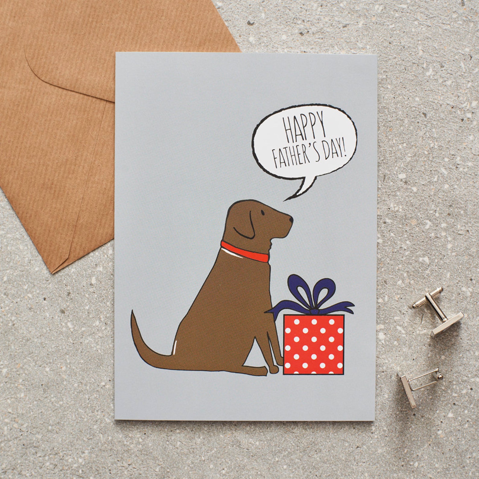 Labrador Father's Day Card - Etsy