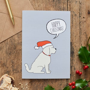 Cartolina di Natale Cockapoo / Labradoodle
