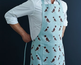 Springer Spaniel (Liver and White) Apron