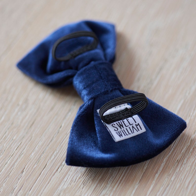 Velvet Dog Bow Tie image 5