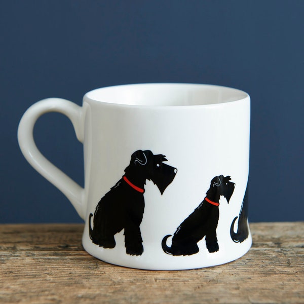 Tasse Schnauzer noir