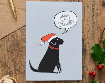 Labrador Christmas card