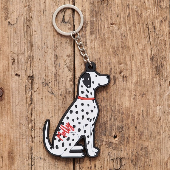 Dalmatian Keyring Personalisation Available