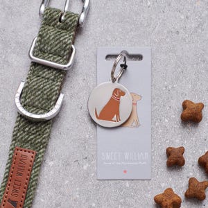 Labrador (Fox Red)  Dog Tag / Keyring