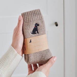 Black Cocker Spaniel Dog Walking Socks