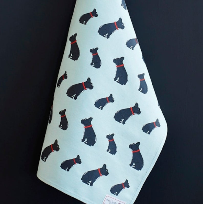 French Bulldog tea towel image 2