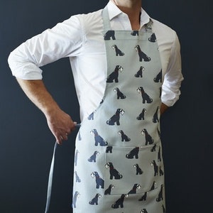 Grey Schnauzer apron