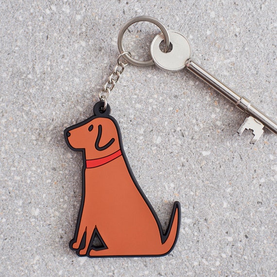 Fox Red Labrador Keyring Etsy Uk