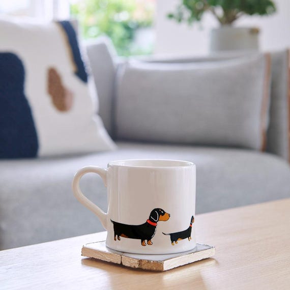 Ashton And Finch Sottobicchiere In Legno Con Bassotto – Inciso Al Laser, Fatto A Mano, Idea Regalo Per Amanti Dei Cani