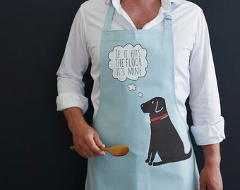 Chocolate Labrador apron