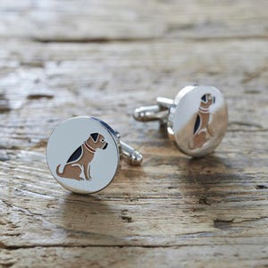 Border Terrier cufflinks