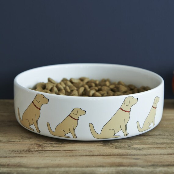 Ceramic Bowl with pictures of dogs