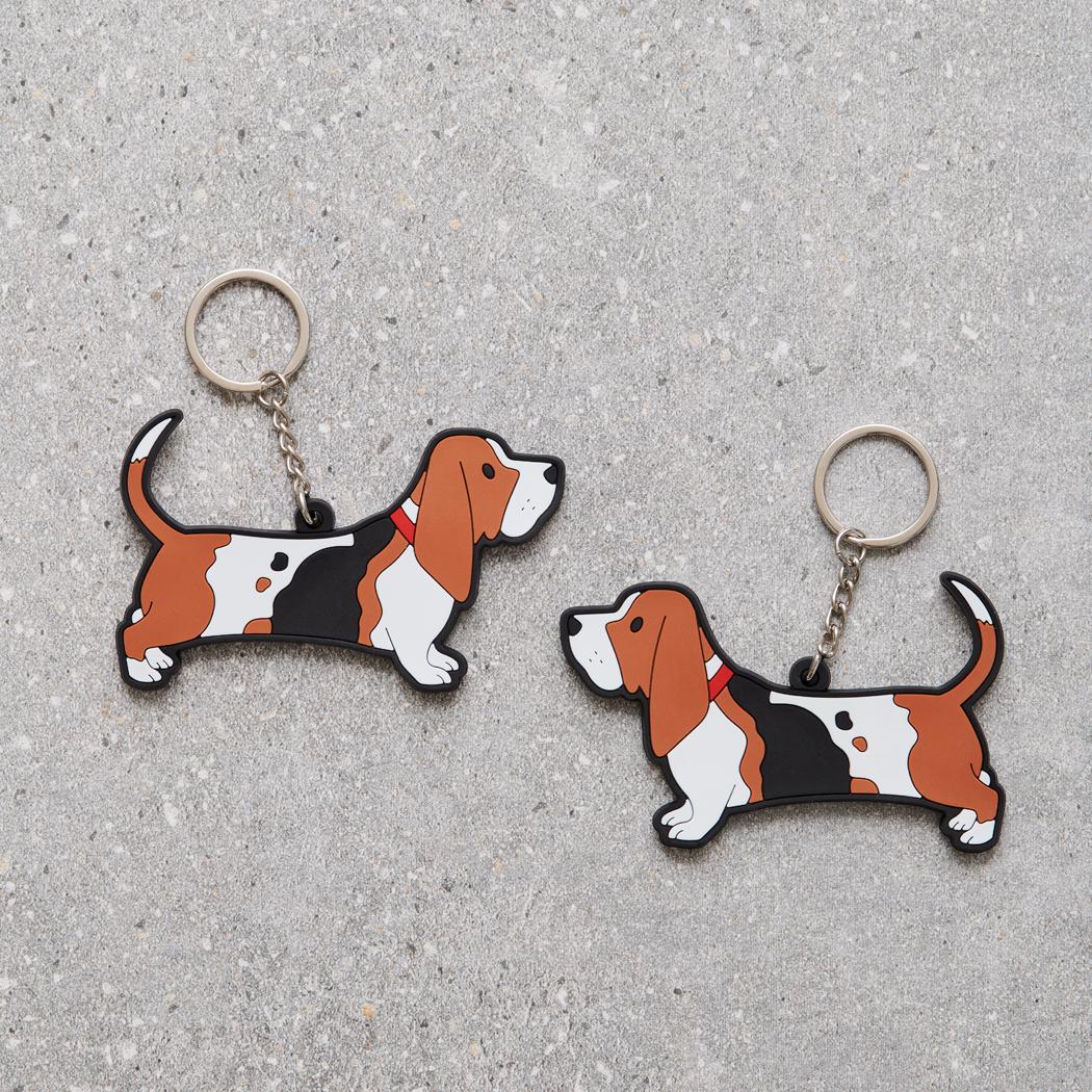 Caroline's Treasures Paio Presine Da Cucina Con Basset Hound, A Scacchi, 19,8 Cm - Fatte A Mano USA - 2